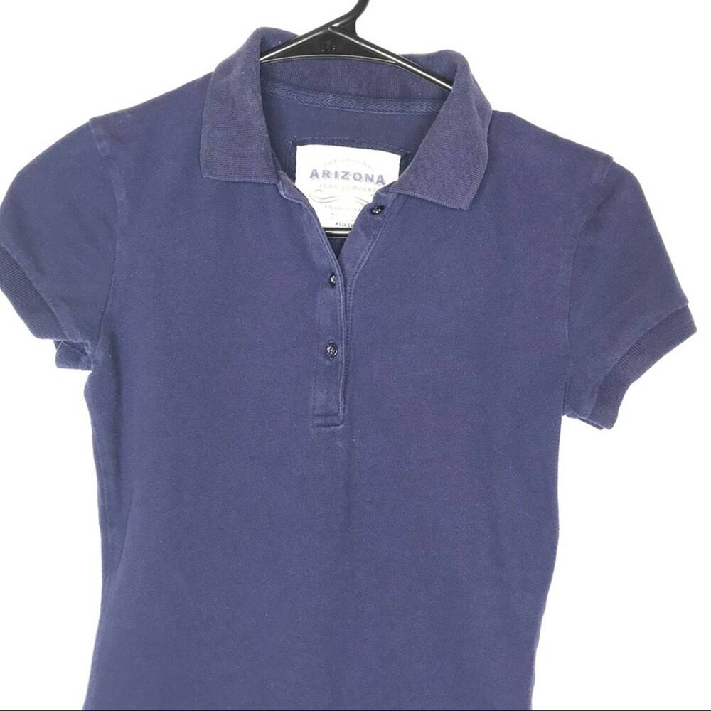 Arizona Jean Co. Kids Favorite Polo Cap Sleeve Tee - Picture 2 of 8
